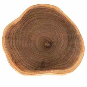 Extra-Large Live-Edge Acacia Wood Cutting Board – Naturally Chopped Rustic Wooden Charcuterie Board, Durable Chopping Block, Serving Tray for Kitchen, Meat, Cheese & Entertaining, non toxic Extra Large Live Edge Acacia Wood Cutting Board–Naturally Chopped Rustic Wooden Charcuterie Board Durable Chopping Block Serving Tray for Kitchen Meat Cheese Entertaining non toxic