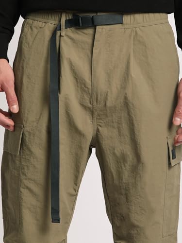 Image of Men's Navy Slim Fit Casual Cargo