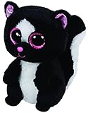 Sammelkollektion Carletto Ty 36155 Ty 36155-Plüschtier-Flora-Stinktier mit Glitzeraugen, Beanie Boo\'s, 15 cm