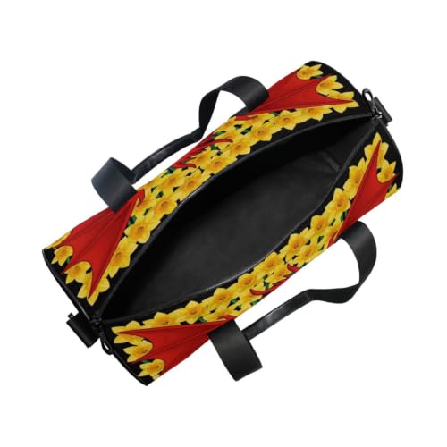 Bolsa de gimnasio ligera con bolsillo interior organizador 5