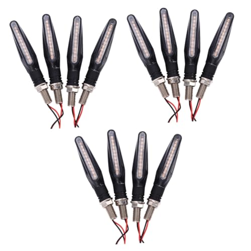 Mobestech 12 Peças Sinal De Mudança De Direção Para Motocicleta Luzes LED De Substituição Para Motoc