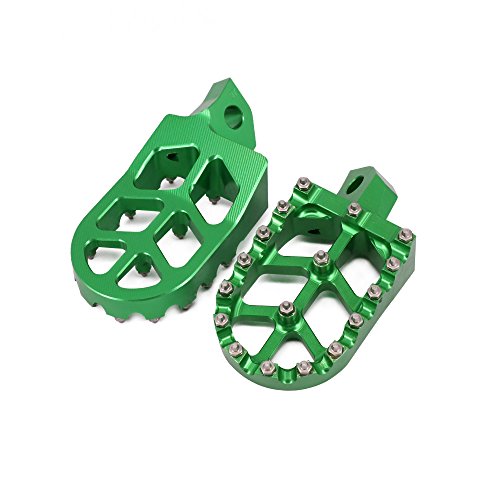 Image of AnXin Footpegs Footrest Foot Pegs For KDX200 1995-2005 KDX200R 1997-2001 KDX220R 2002-2005 KDX250 1991-1994 KX125 KX250 1988-1996 KX500 1988-2004 Motorcycle