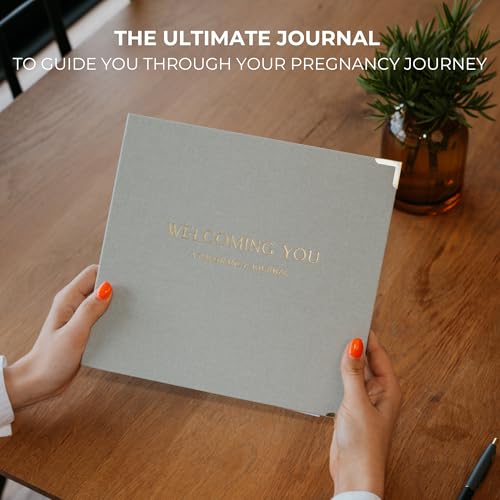 Zicoto ZIC-PREGNB-SAG_24-041B Beautiful Linen Pregnancy Journal And Detailed Memory Book thumb #1