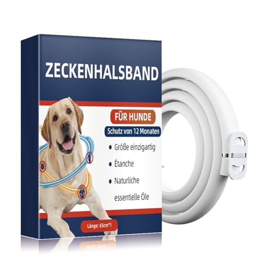 Verstellbares Zeckenhalsband für Hunde