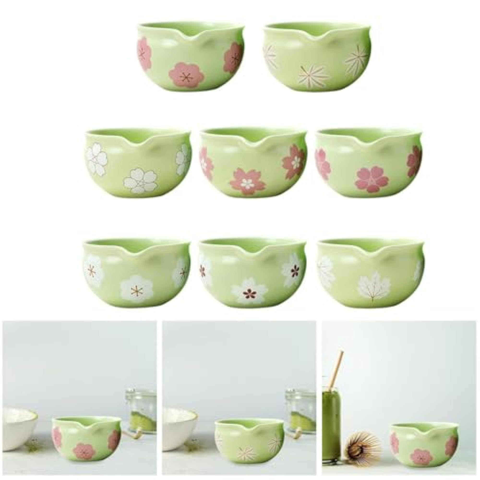 Handmade Ceramic Matcha Bowl with Spout, Gift for Friends