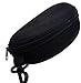 Produktbild Haodou Sonnenbrille Hülle Brillenrahmen Kasten mit Haken und Reißverschluss Staubdicht Stoßfest Tragbar Outdoor (Schwarz)