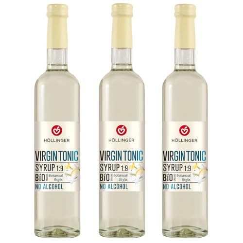 Sirop à cocktail bio Virgin Tonic Höllinger boisson vegan sans alcool