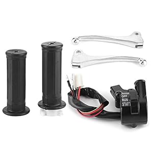 Poignée d’accélérateur KIMISS, levier de frein de commutateur d’accélérateur de moto pour vélo de saleté PW50 PY50 PEEWEE 50