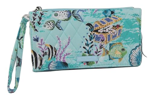 Portefeuille bracelet Vera Bradley en coton parfait pour voyager