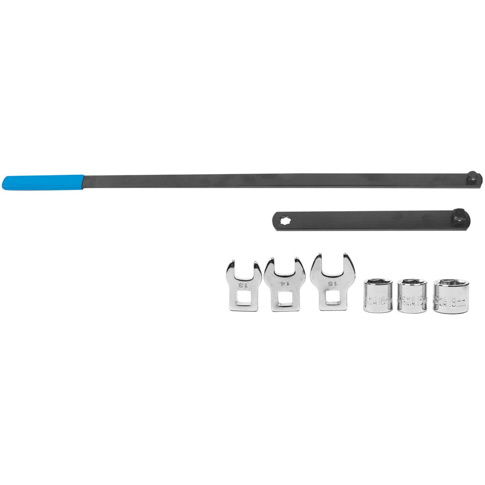 Serpentine Riemsleutel Gereedschap, Koolstofstaal 8 Stuks Heavy Duty Universele Serpentine Riem Gereedschapsset, Praktisch en Sterk voor auto's Serpentine Riemsleutel Gereedschap, Koolstofstaal 8 Stuks Heavy Duty Universele Serpentine Riem Gereedschapsset, Praktisch en Sterk voor auto's