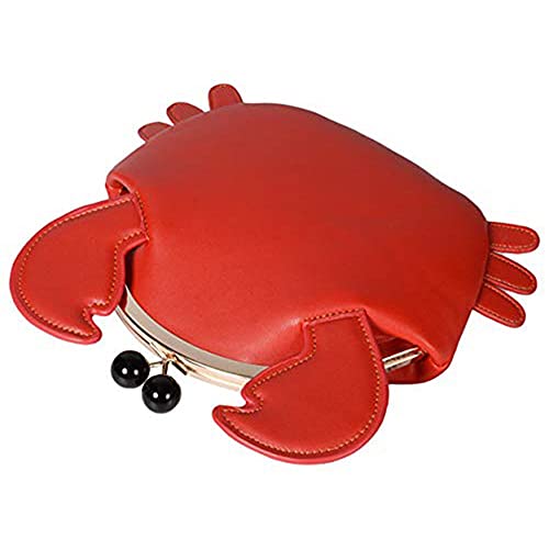 Personalized cartoon style ladies shoulder bag, crab-shaped messenger bag, animal style ladies handbag3