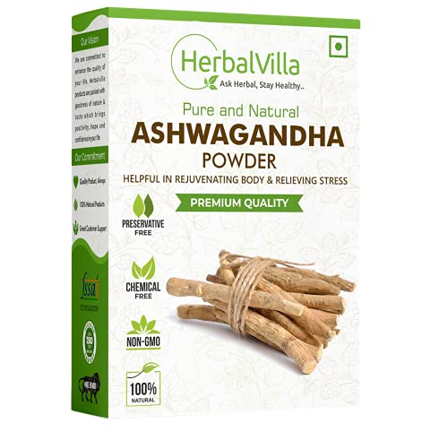 Herbalvilla Pure Ashwagandha powder (250 Grams)