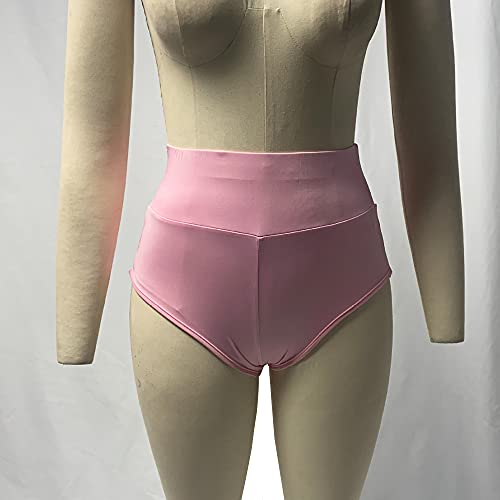 Joinfun Plus Size Women Casual Summer Yoga Running Shorts Retro Hot Pants Hot Pink 5Xl thumb #1