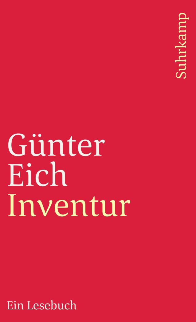 Inventur: Ein Lesebuch