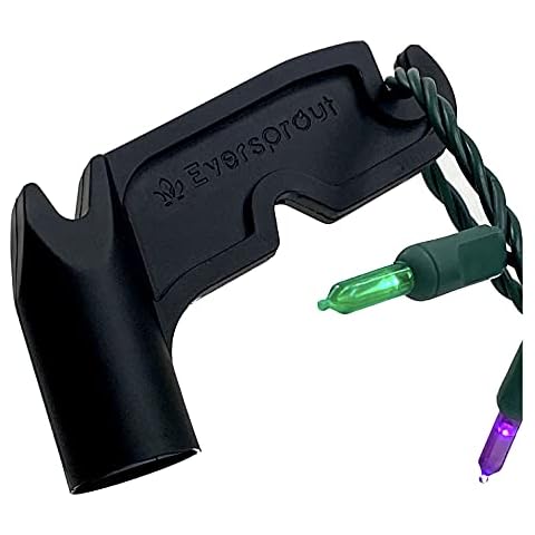 EVERSPROUT Utility Hook | Installing and Hanging Christmas Lights, Bird feeders, Reaching High Places | Lightweight, Fits on 3/4 inch Acme Thread Pole Tips (Hook Only, No Pole) Cover
