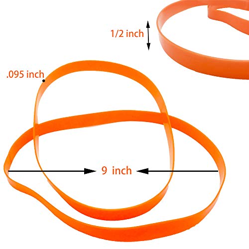 2 Pack Urethane Band Saw Tires - No Adhesive Needed - Fit 9" x 1/2" x .095" for Branded Bandsaws including Powermatic Jet Grizzly Craftsman etc - Thumbnail 4
