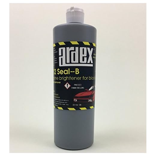 Ardex Clear Coat Restorer-Sealer for Black & Dark Color Cars Seal-B