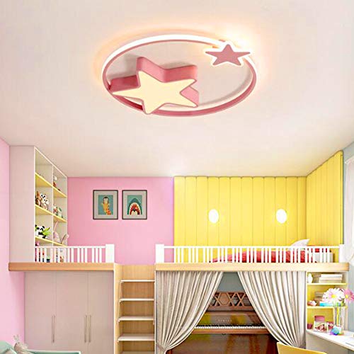 Plafón de techo LED moderno para dormitorio de niños con diseño de estrella 3