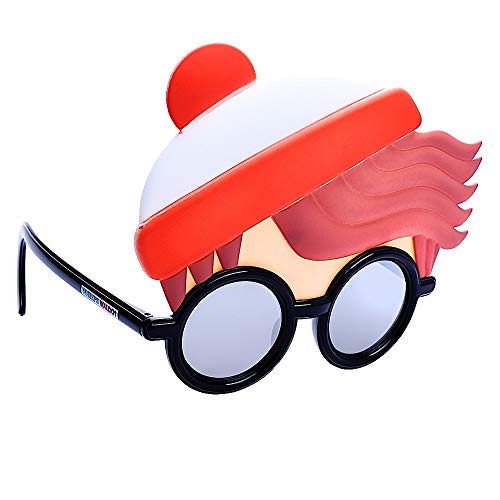 Sun-Staches Official Where's Waldo Glasses, Costume Accessory, One Size Fits Most