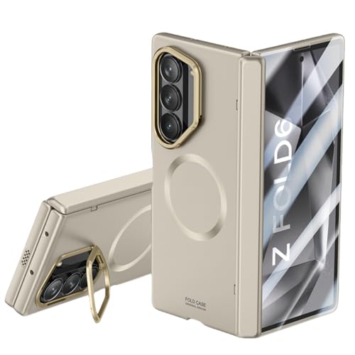 Coque Samsung Galaxy Z Fold 6 Gris Titane Rigide Antichoc Housse Protection Écran