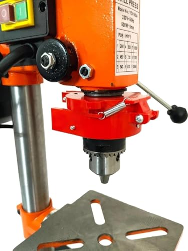 Image of VOLTZ VZ 4116QA Drill 9 Level Speed Mini Bench Drill 16mm Chuck Machine 500w Motor 280-2350rpm Bench Top Mounted Press Machine