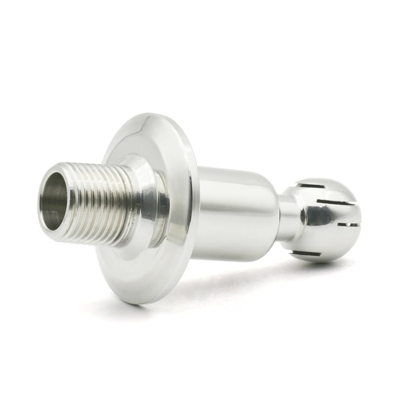 1pc 304SS Rotary Spray Ball - 1.5" NPT External Thread TC 50.5mm -for Tank Cleaning in Pharmaceutical and Mechanical use