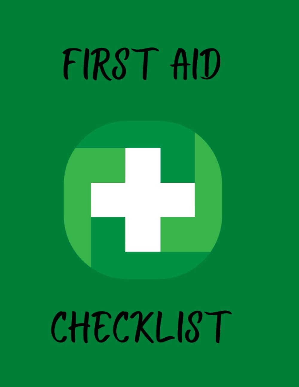 First Aid Checklist Restock Log Book For All Types of Business Amazon