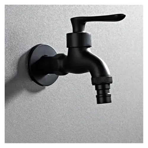 Grifo de agua fría monomando en color negro para ahorro de espacio 2