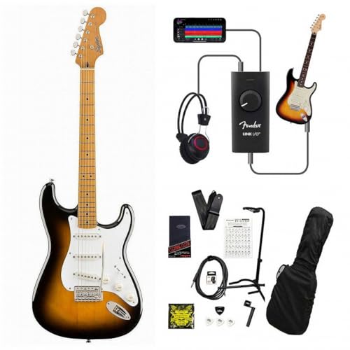 Squier/Classic Vibe 50s Stratocaster Maple Fingerboard 2-Color Sunburst �^�����Z�b�V�����ŏ�B�ILink I/O�t��13�_�Z�b�g
