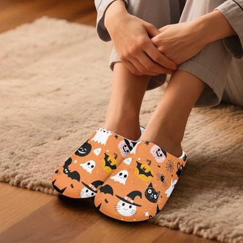 Spa Slippers Halloween Cookie Slippers Halloween House Shoes Fahion Gifts for Holiday3
