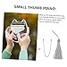 LIFKOME 1set Kalimba Chain Professional Thumb Piano Tremolo Chain Multi-functional Hand Piano Part
