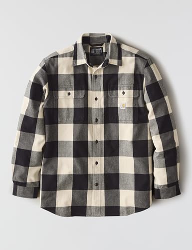 Image of Carhartt Men's Hubbard Loose Ls Plaid Shirt