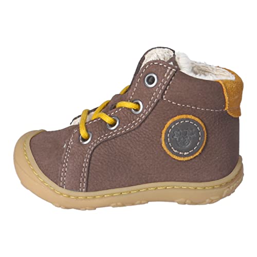 RICOSTA Girls and Boys Georgie Boots,Width: Normal (WMS),Removable Insole, Brown 280, 19 EU2