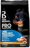 Pure Balance Pro+ Chicken & Brown Rice Large Breed Puppy Food, High Protein, DHA, Immune & Bone Support, 16 lbs Dry Dog Food