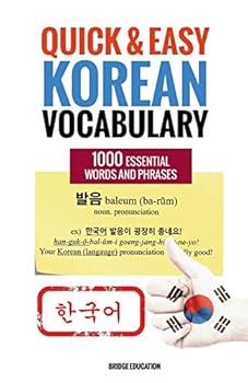 Paperback Quick and Easy Korean Vocabulary: Learn Over 1,000 Essential Words and Phrases Book