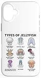 Variaciones de Medusas de Aguas Profundas Especies únicas de Medusas Carcasa para iPhone 16 Plus