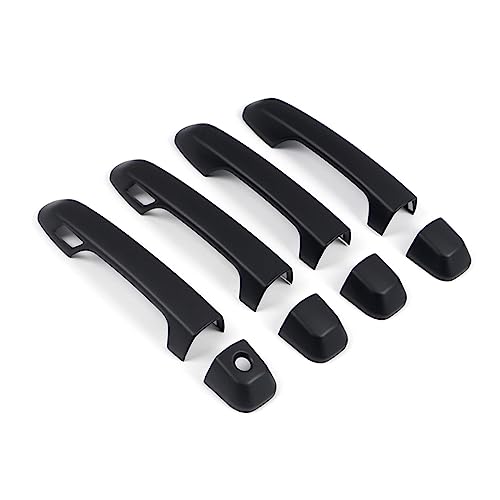 Poignées de porte extérieure 4Runner 2010-2023 garniture ABS noir mat auto
