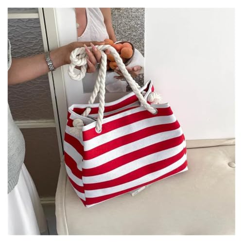Sac de plage rayé grande capacité pour ne plus jamais manquer de place - 4