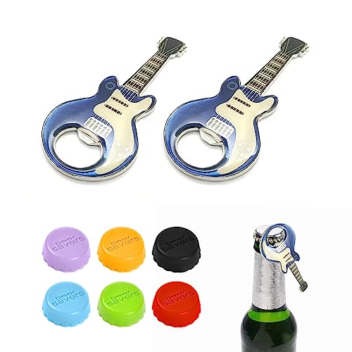 【Materiale】 Il nostro apribottiglie per chitarra è realizzato in acciaio inossidabile, robusto e durevole, non facile da arrugginire, corrodere, sbiadire, indossare, di piccole dimensioni, leggero, facile da trasportare e può essere utilizzato a lungo.