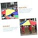 GANAZONO Rainbow Parachute for Team Game Prop for Kindergarten Outdoor Activities Develops Motor Skills Cognitive Skills and Teamwork Boys
