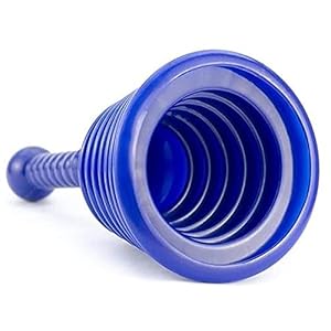 Luigi’s Sink and Drain Plunger for Bathrooms, Kitchens, Sinks, Baths and Showers. Small and Powerful, Commercial Style…