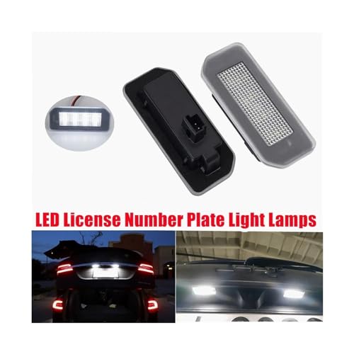 Conjunto luces de coche de matrícula LED trasera para Tesla Model 3 Y 2021 2