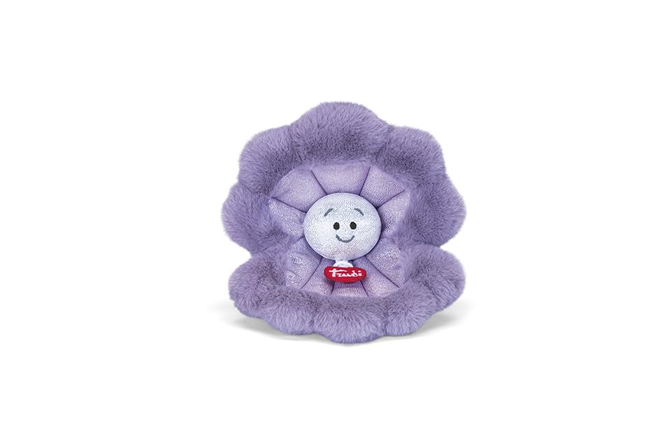 Trudi Ostrica Lilla | Peluche regalo per Natale e Compleanno, Animali di peluche | 13,5x12x14,5 cm taglia XS | Sealife | modello 51394 - 2