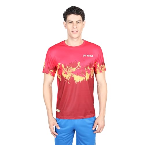 Image of YONEX Essentia Junior T-Shirt - Sustainable Performance | TruDry Moisture-Wicking | Cool, Dry and Comfortable | Round Neck | Light Weight | Eco-Friendly T-Shirt Recycled Plastic Bottles