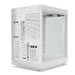 Hyte Y70 Touch Infinite Dual Chamber ATX Mid Tower Modern Aesthetic Case with Integrated 2.5K LCD Touchscreen - Snow White - Image 4