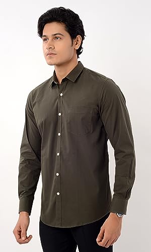 Image of Men's Regular Fit Reversible Checkered Shirt