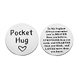 KUIYAI to My Son/Daughter/Grandson/Granddaughter/Niece/Nephew Pocket Hug Token Always Remember You...