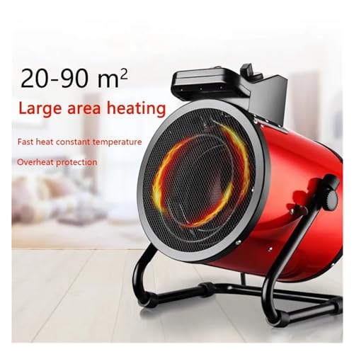 KUMIAN Electric Heater, Industrial Heater High-power Household Energy-saving, Electric Heating Workshop Shed Breeding Fan Fast Heating Heater,for Bedroom Home(5KW) KUMIAN Electric Heater, Industrial Heater High-power Household Energy-saving, Electric Heating Workshop Shed Breeding Fan Fast Heating Heater,for Bedroom Home(5KW)