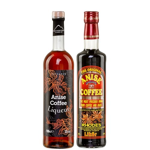 Kaffe- Ouzo (Coffee Anise) Likör Probierset | 1x Kaffee Ouzo Aigaion 21{44fca04c09e2cbab3eb382ae4ed0c5856b5f2a3238d21bf1c67954c87c24e1af} 0,5l | 1x Kaffee Ouzo Katsaros 22{44fca04c09e2cbab3eb382ae4ed0c5856b5f2a3238d21bf1c67954c87c24e1af} 0,7l | + 20ml Jassas Olivenöl Kaffe- Ouzo (Coffee Anise) Likör Probierset | 1x Kaffee Ouzo Aigaion 21{44fca04c09e2cbab3eb382ae4ed0c5856b5f2a3238d21bf1c67954c87c24e1af} 0,5l | 1x Kaffee Ouzo Katsaros 22{44fca04c09e2cbab3eb382ae4ed0c5856b5f2a3238d21bf1c67954c87c24e1af} 0,7l | + 20ml Jassas Olivenöl