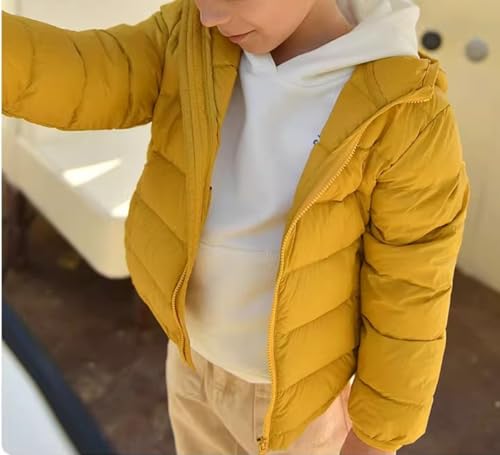 Kids Boy Girl Winter Hooded Puffer Jackets Coats Winter Warm Zip Up Jacket Long Sleeve Padded Outerwear2